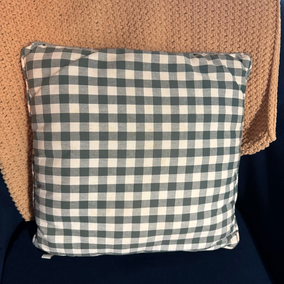 Primitive Cross Stitch Sampler Pillow Merry Christmas, Numbers/Alphabet Tapestry - Picture 7 of 8